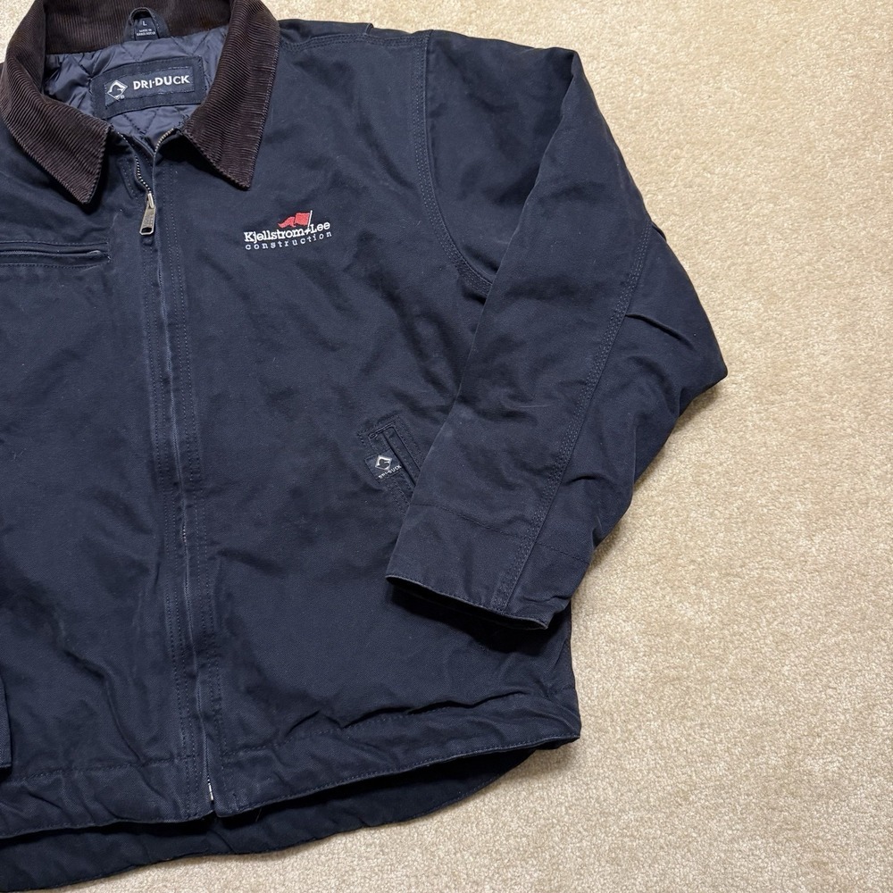Dri Duck Outlaw Jacket Men's Large L Black Canvas Quilt Lined Dri-Duck Detroit - Picture 5 of 16